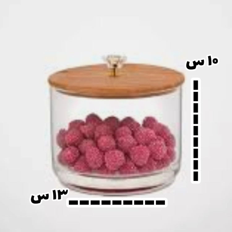 شکلات خوری گرد یک طبقه اکرو لیک دربامبو