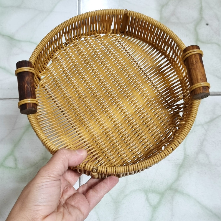 سینی مزه گرد ستاره کوچک