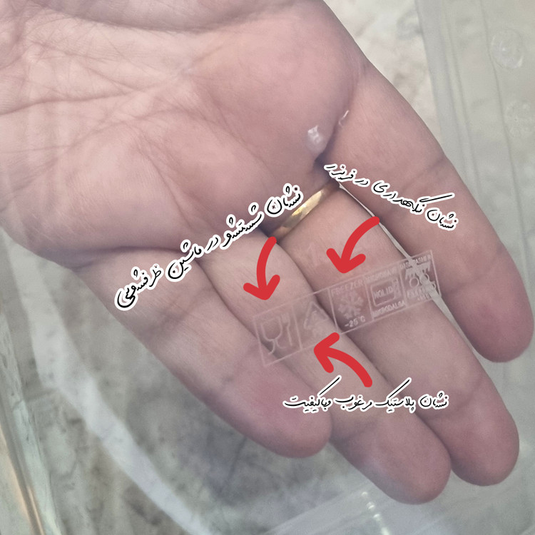 ظروف فریزری ماهرخ